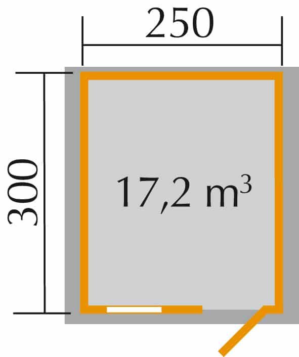 Weka Holzhaus Fundamentzeichnung