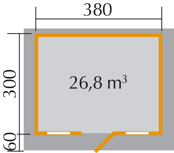 Holzhaus Weka Typ 110 – Bild 6