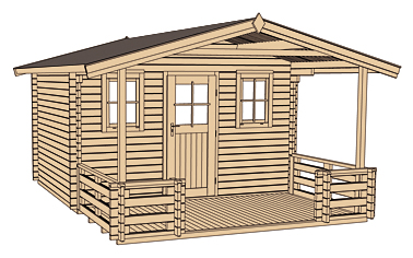 Holzhaus Weka Blockhaus Söhren138 – Bild 6