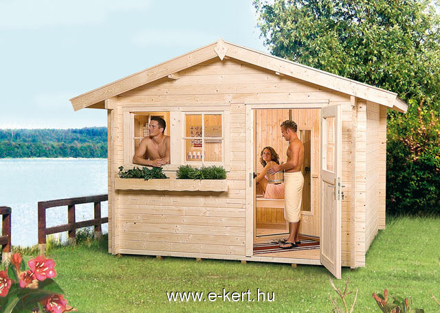 Bau eines Weka-Saunahauses einschließlich kompletter Konstruktion