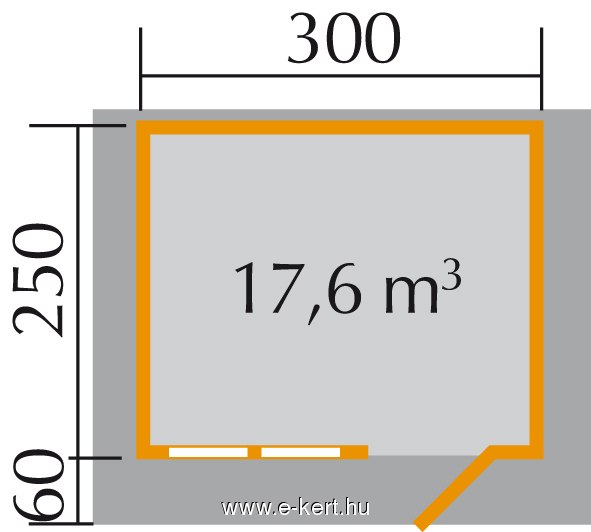 Grundmaße des Weka Holzrahmenhauses