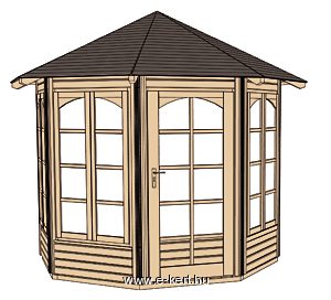 Pavilon szerkezete Weka 234