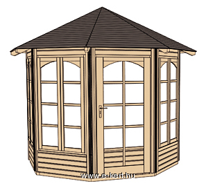 Struktur des Pavillons Weka 234