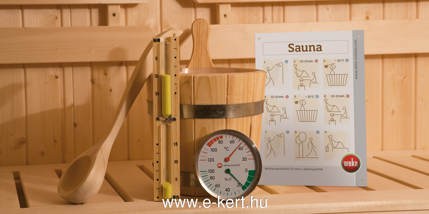 Finnische Sauna Basic ohne Saunaofen – Bild 6