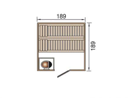 Bau einer Weka-Sauna