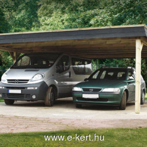 Offene Garage Doppelgarage Konstruktion