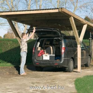 Praktikus nyitott garázs építés