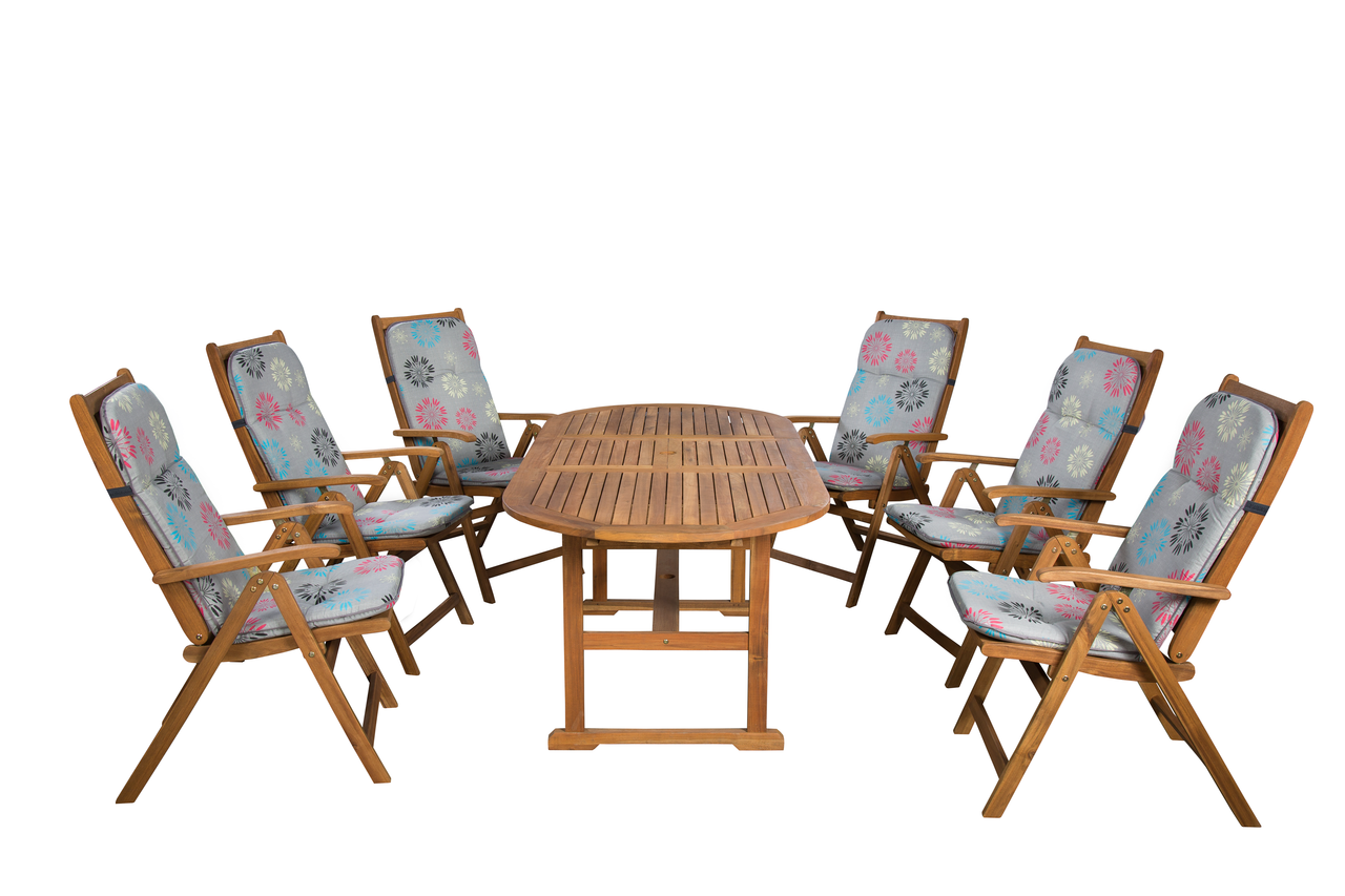 Gartenmöbel mit Kissen 727