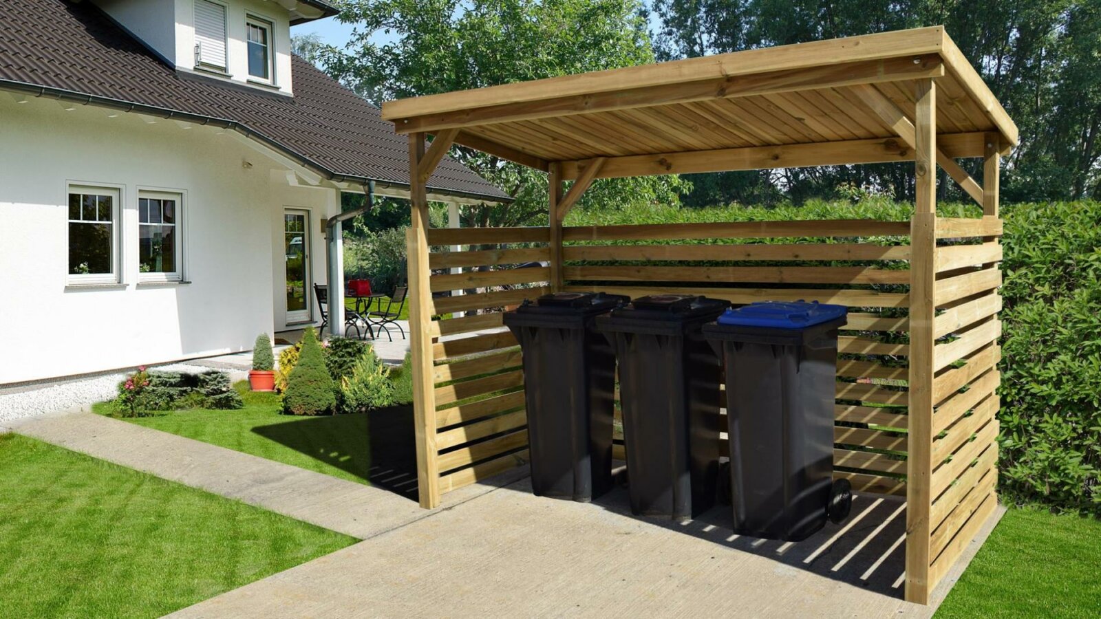 Holzlager Weka Brennholzlager