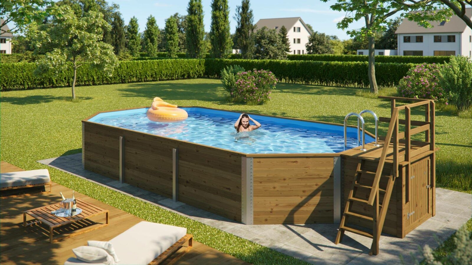 Pool Bau Weka594