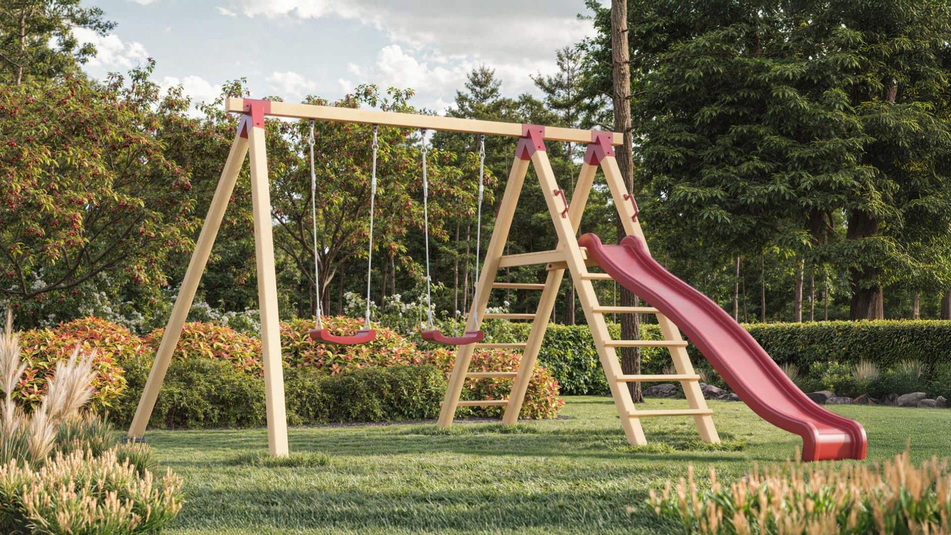 Gartenschaukel mit Rutsche Weka 816