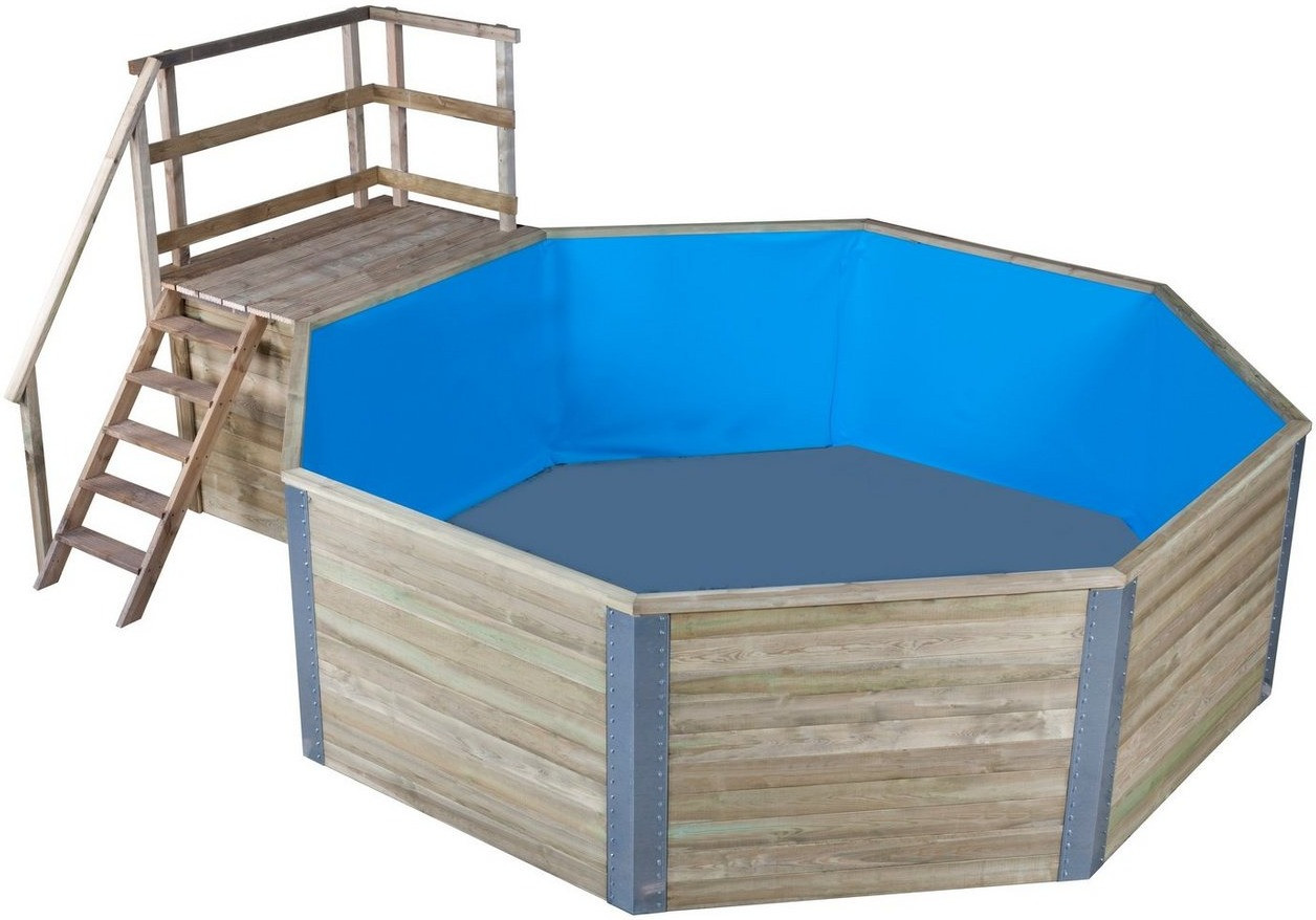 Bau von oberirdischen Pools