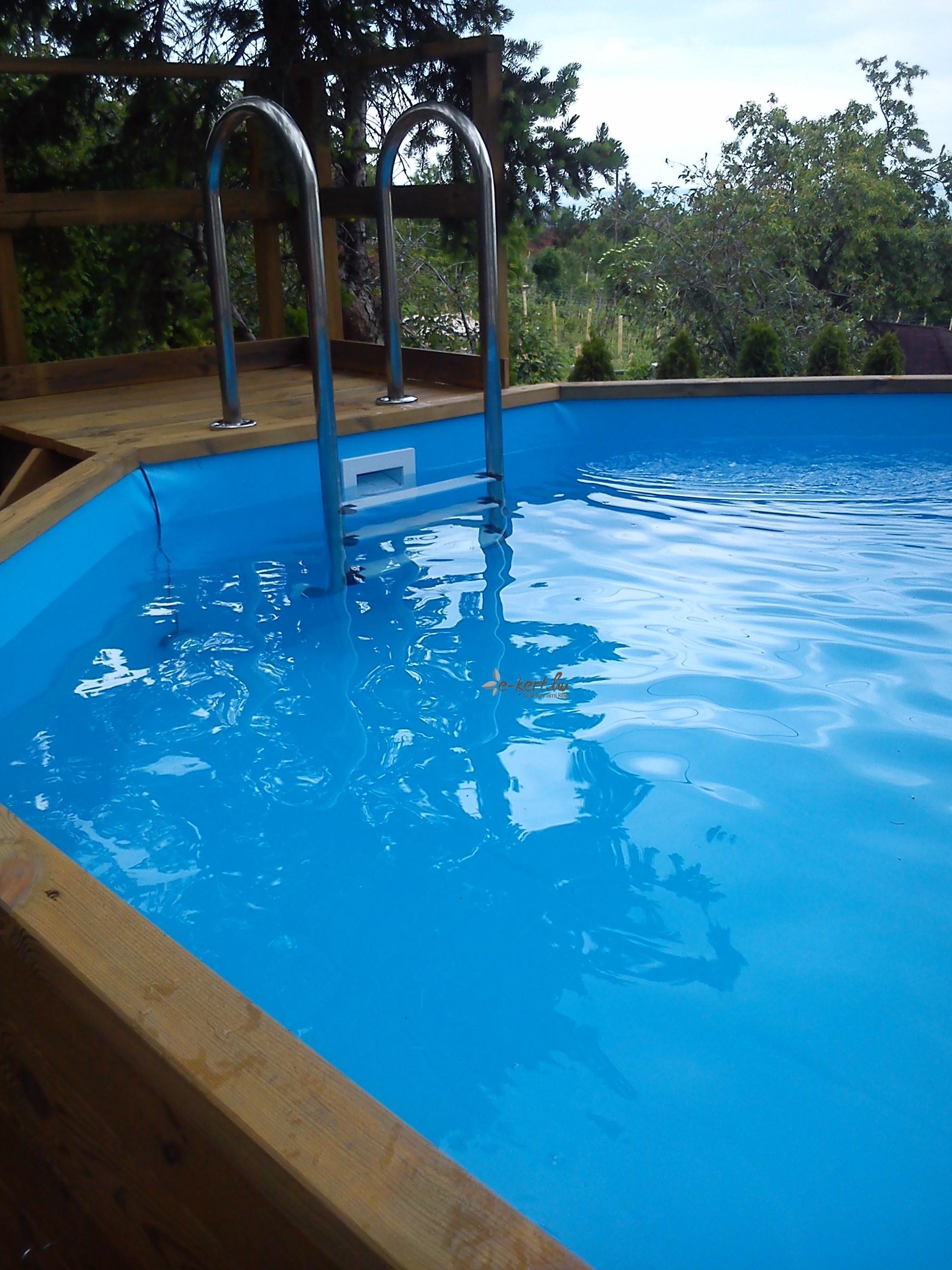 Überirdischer Pool mit Balkenrahmen Madeira – Bild 4