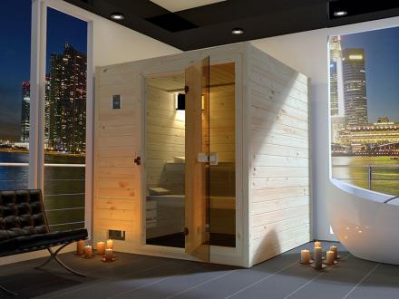 Weka-Sauna mit Osloer Fenster