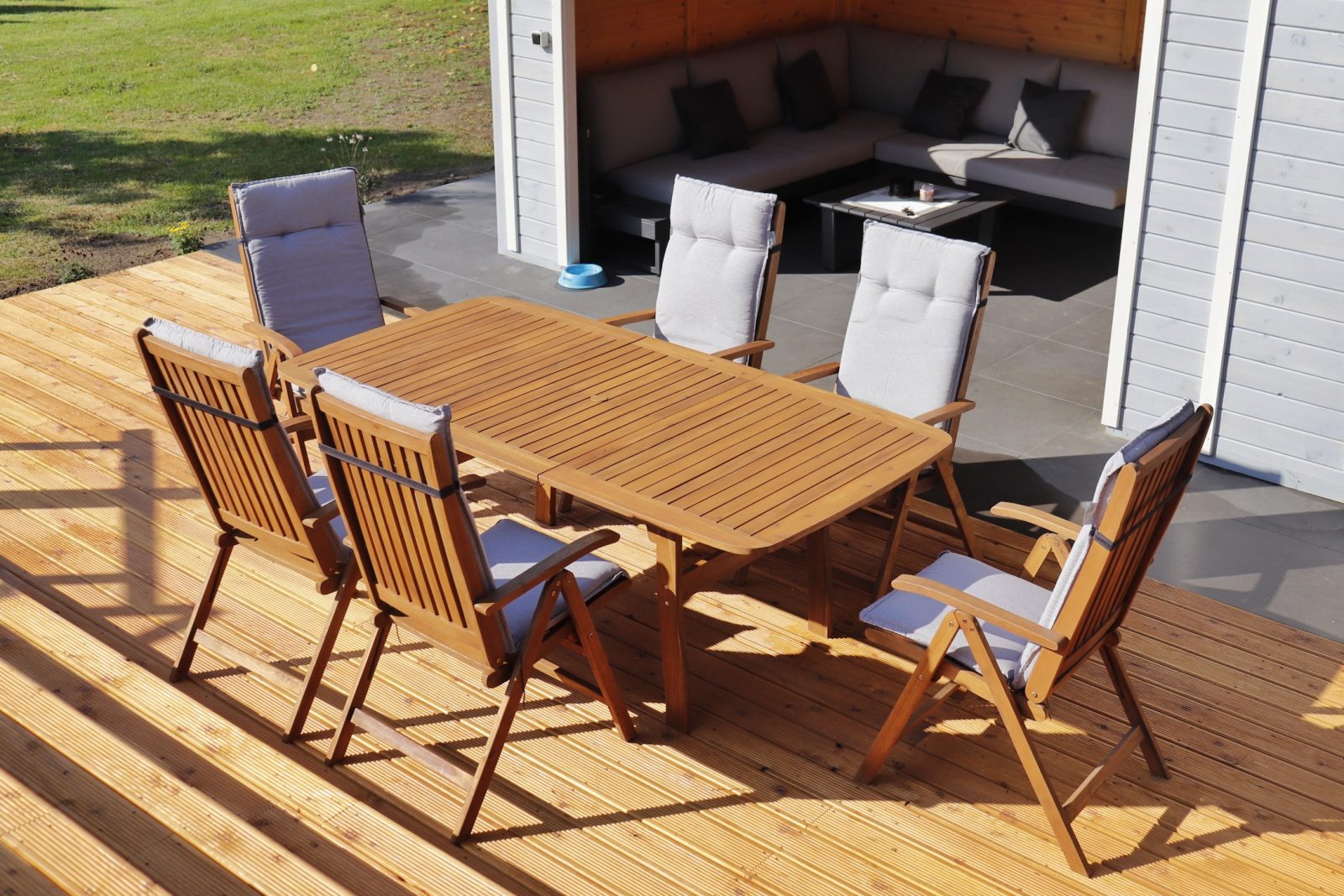 Gartenmöbel Relax Esstisch aus Hartholz P212