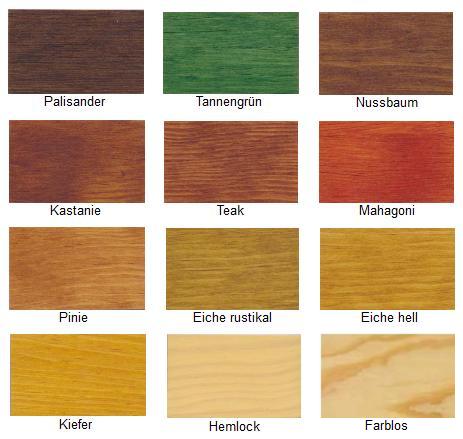 Holzbeizung mit Qualitätsfarbe