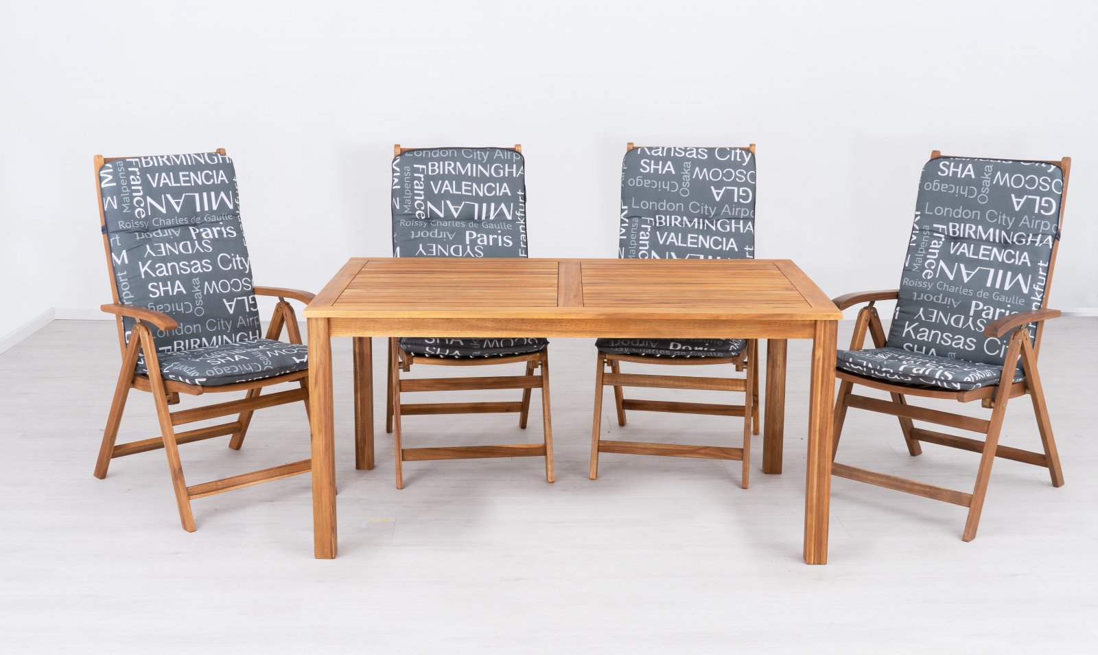 Terrassenmöbel aus Holz M920 mit Kissen