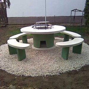 Nyársalók, bográcsozó helyek