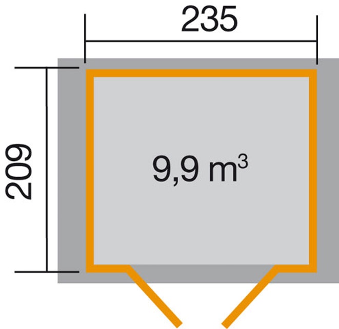 Grundriss von Chalet 224