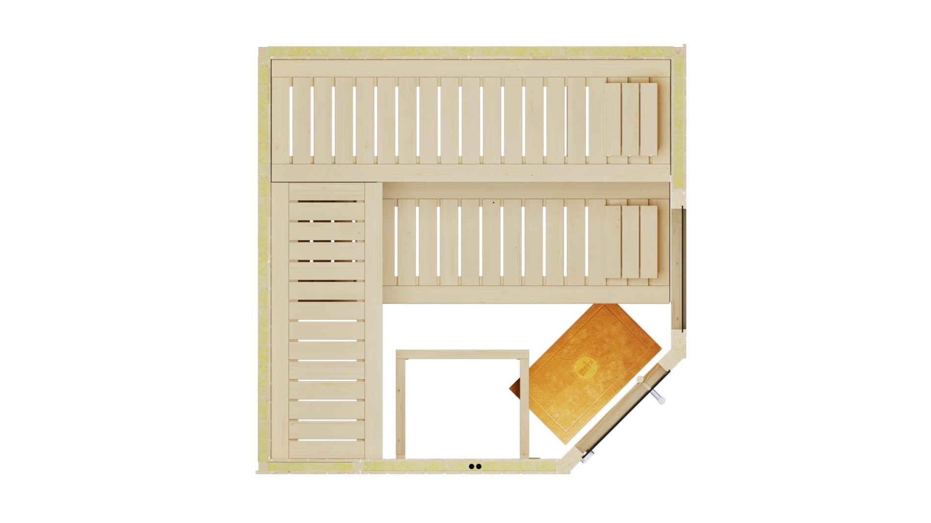 Sauna innen Weka Varberg Sauna