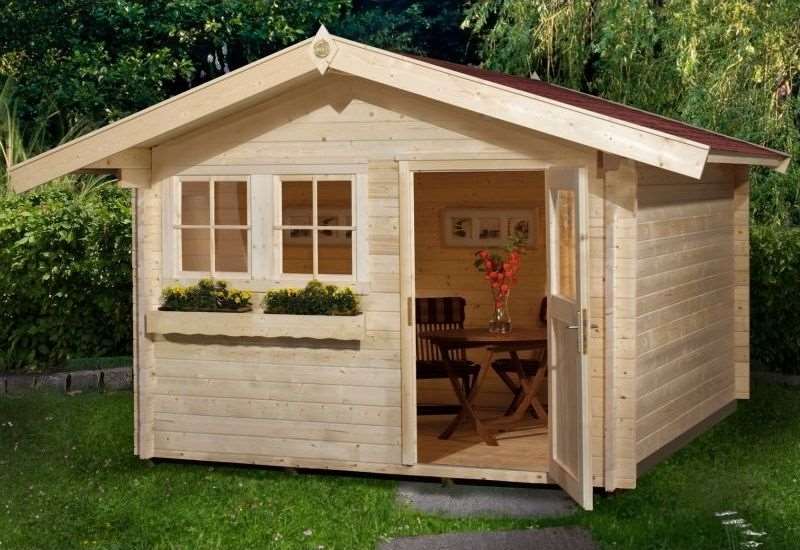 Weka Gartenhaus in Holzrahmenbauweise