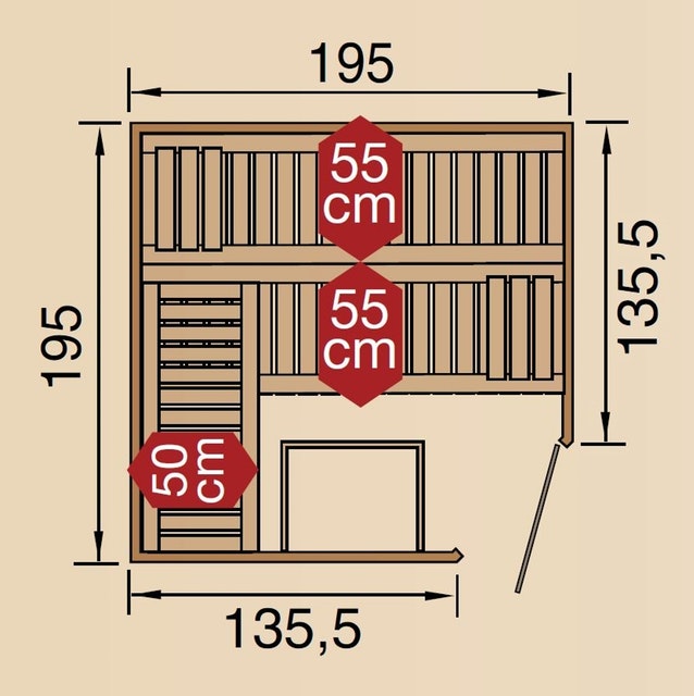 Kemi2 Finnische Sauna Grundriss