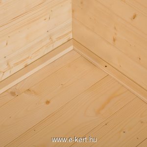 Holzhaus mit Bodenkonstruktion