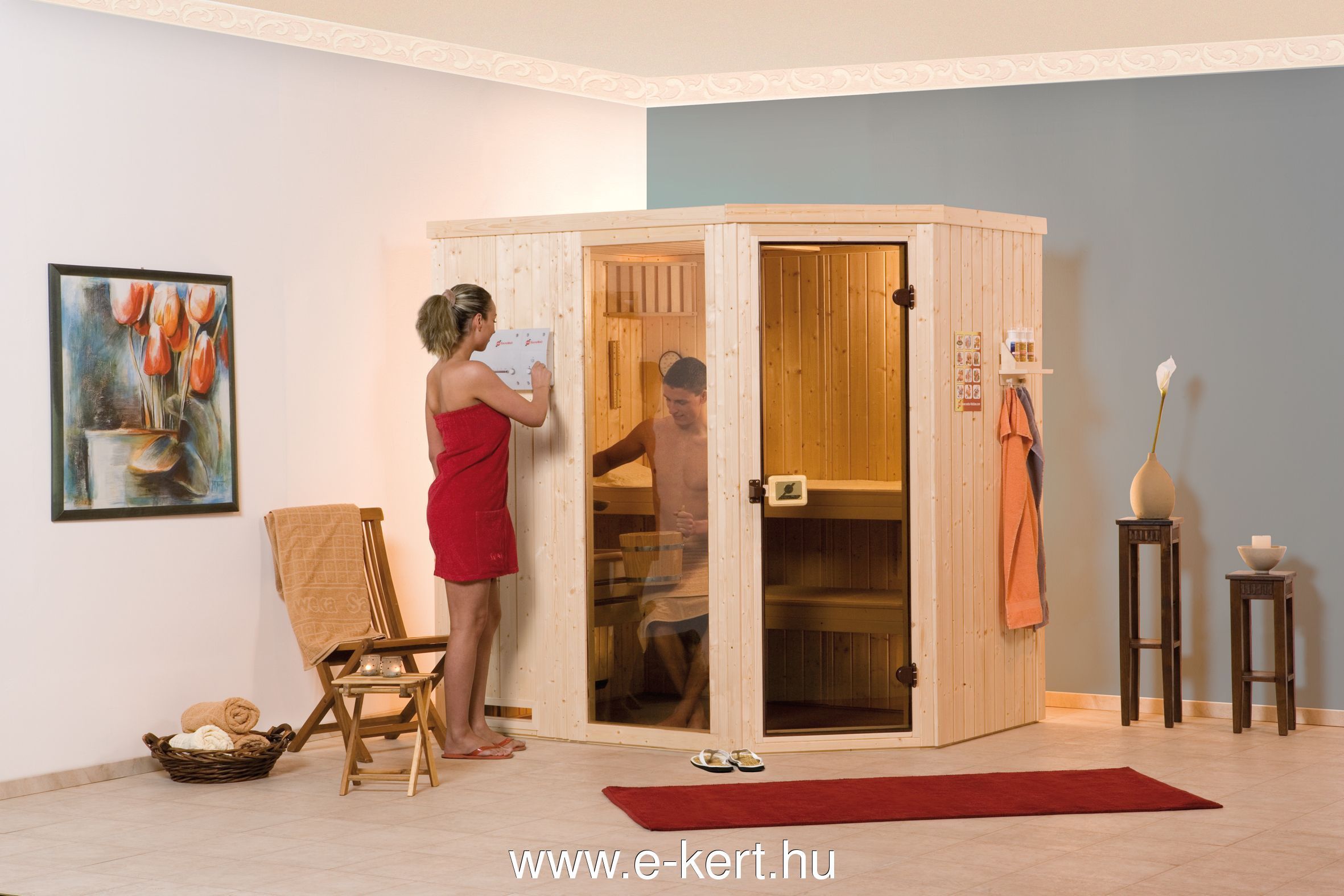 Finnische Sauna Weka Varberg ohne Saunaofen – Bild 7