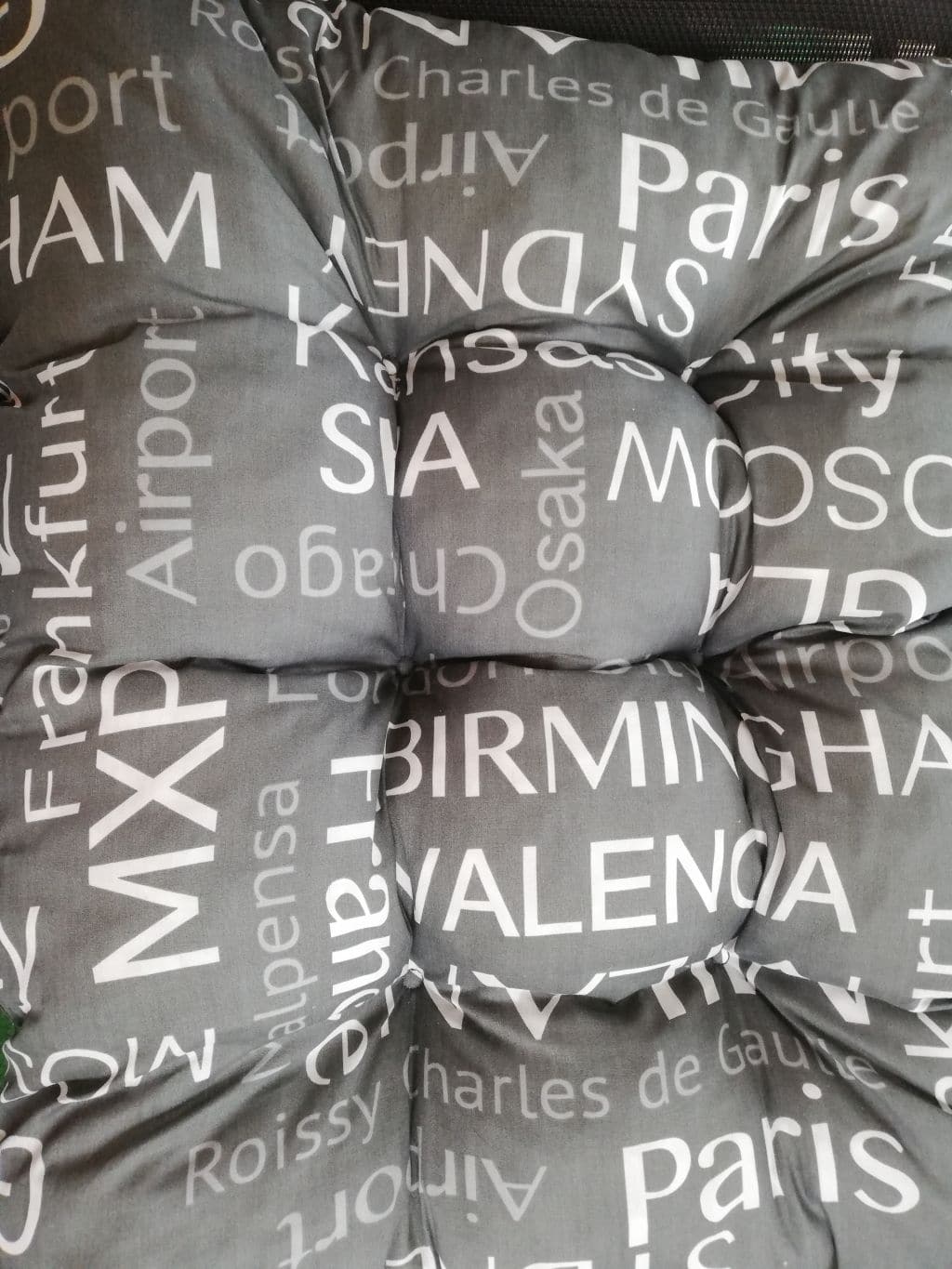 Gartenmöbel Kissen Stoffmuster M920