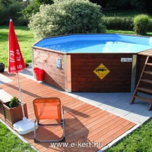 MEDENCÉK Gartenpool mit Gerüst