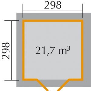 Faház alaprajza Weka 177.3030.00
