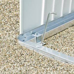 Biohort fém kerti tárolók építése