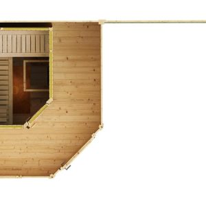 Saunahaus-Einrichtung Weka 213.3030