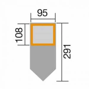 Abmessungen des Sandkastens