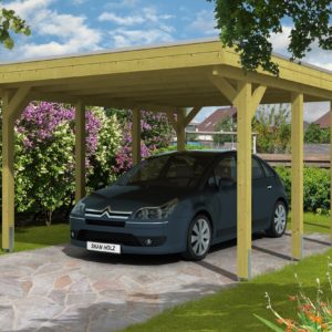 Nyitott garázs extra széles 397cm