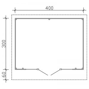 Faház külső méretei