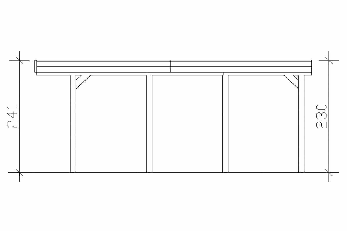 Offene Garage Carport Skanholz Carport314 – Bild 9