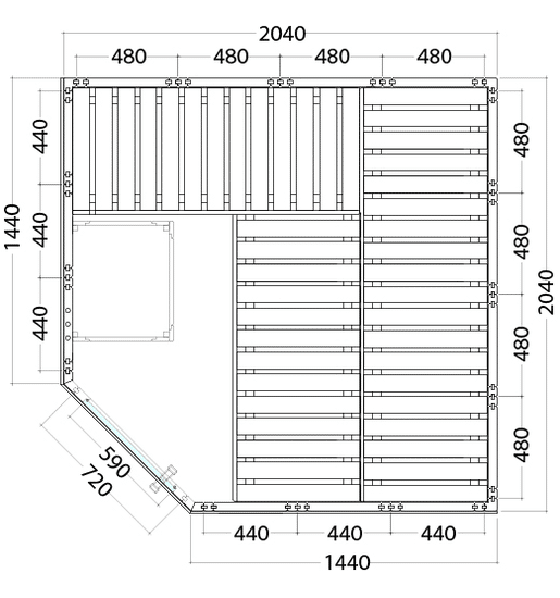 Sauna Grundriss WellfunCorner
