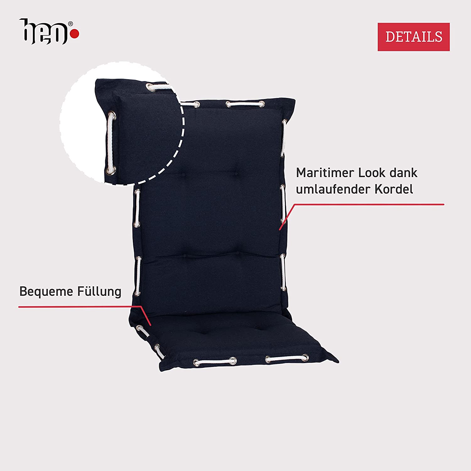 Gartenmöbel Kissen Stuhlkissen – Bild 10