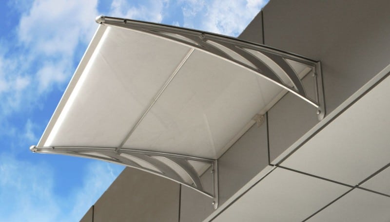 Regenverdeck aus Polycarbonat