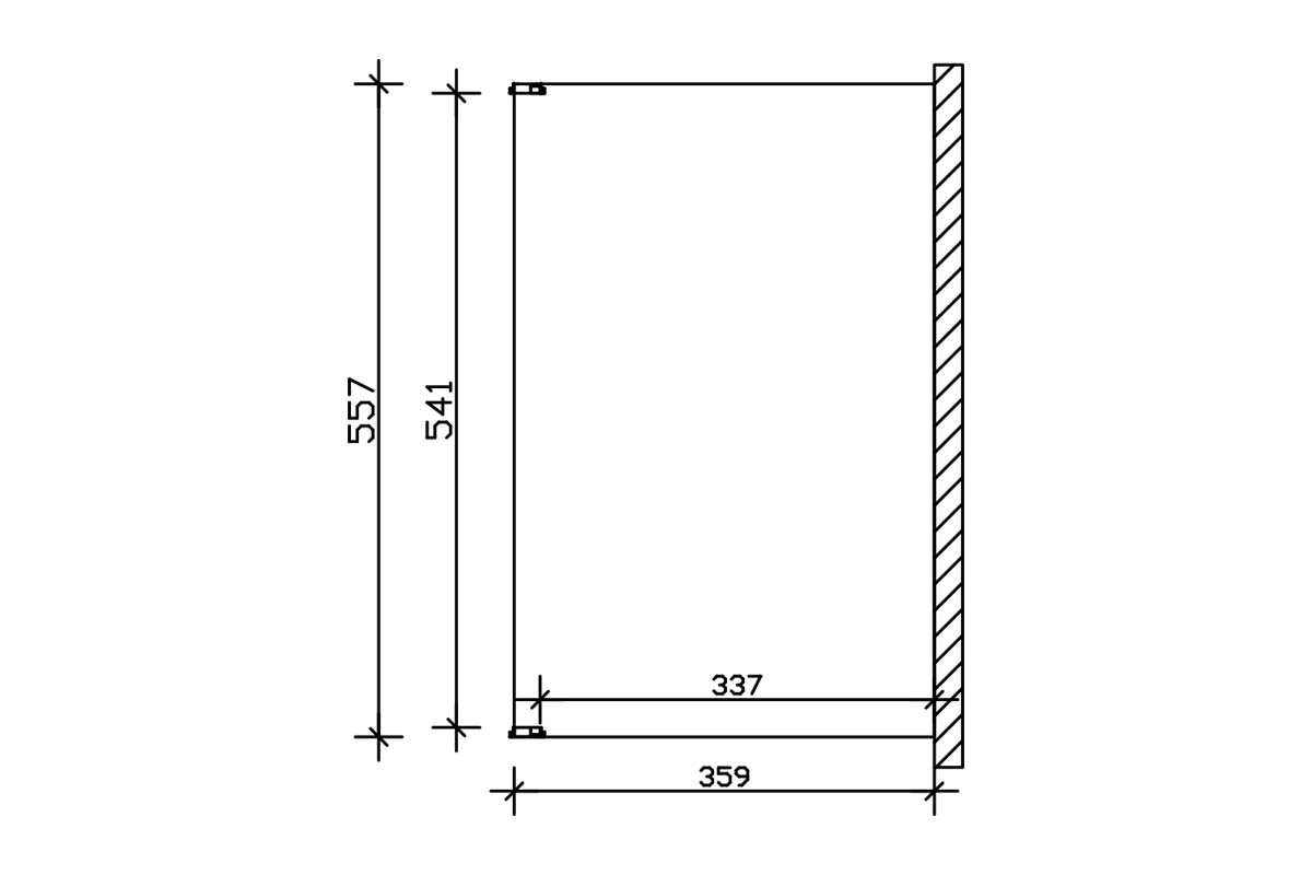 Terrassendach Größe Novara
