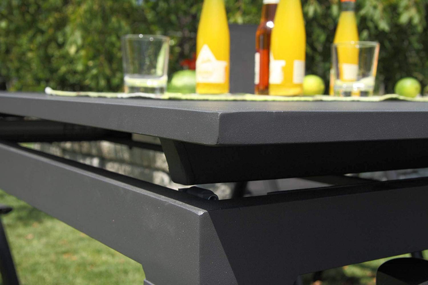 Aluminium-Gartenmöbel mit ausziehbarem Tisch für 6-8 Personen Chicago – Bild 7