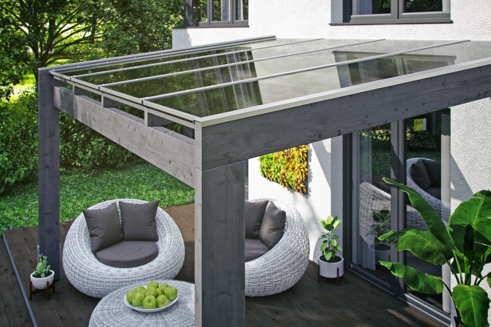 Novara terasztető garázstető