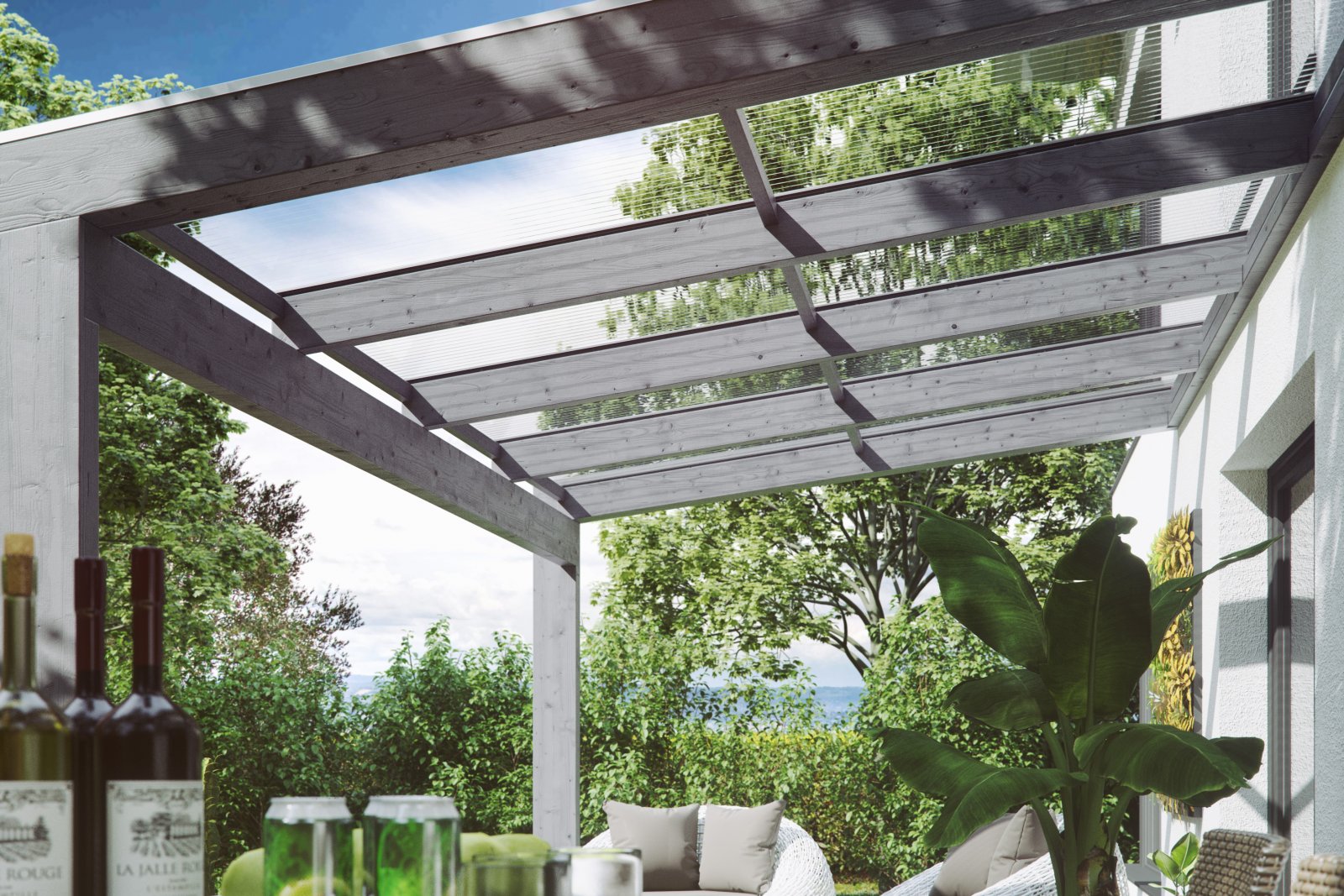 Terrassendach Polycarbonat Dach Novara