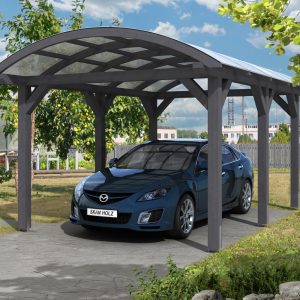 Íves garázstető építés Skanholz Franken