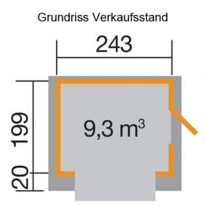 Verkaufspavillon Weka 221.2420.