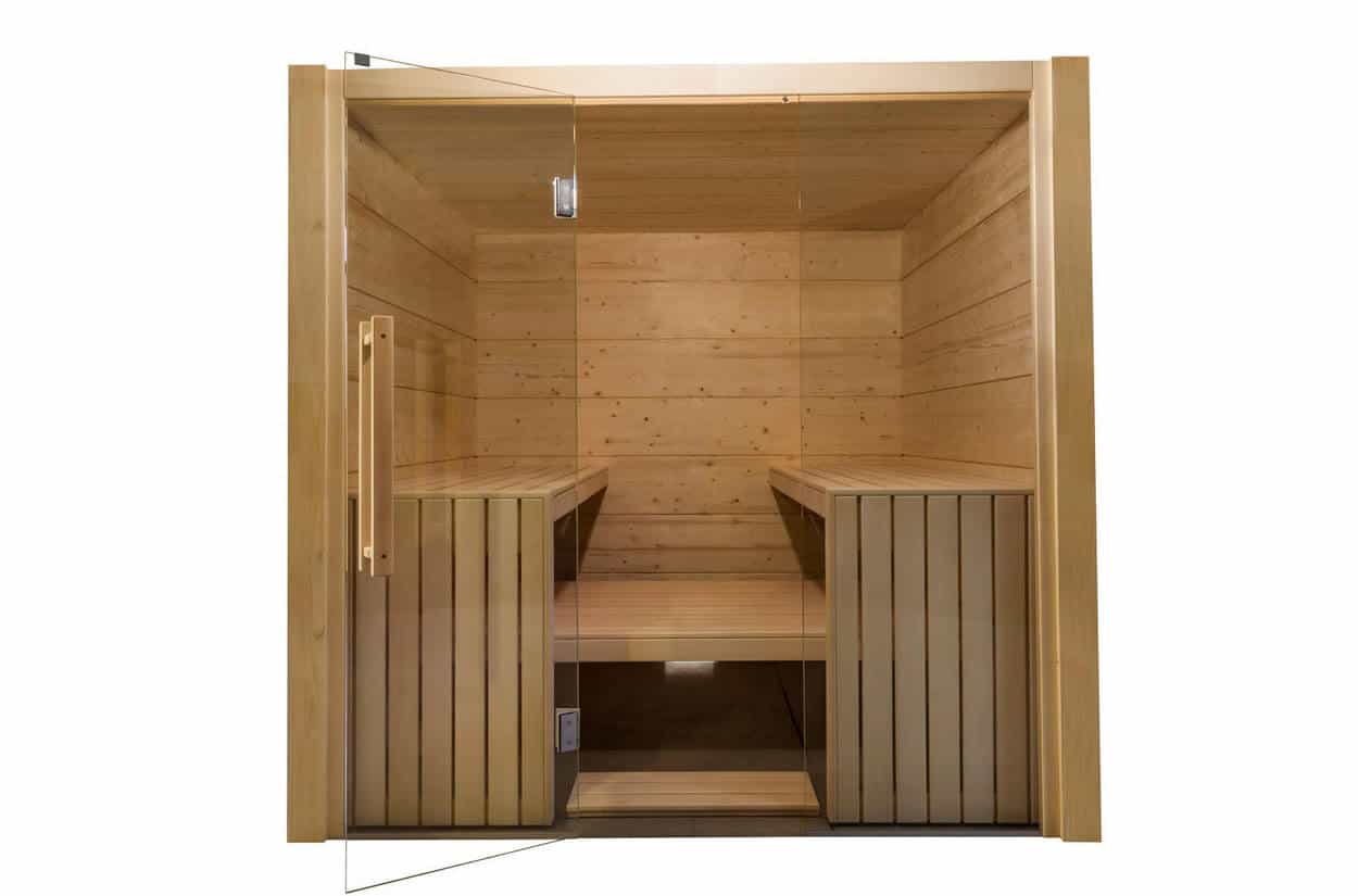 Finnische Innensauna Olympus 212x204cm – Bild 4