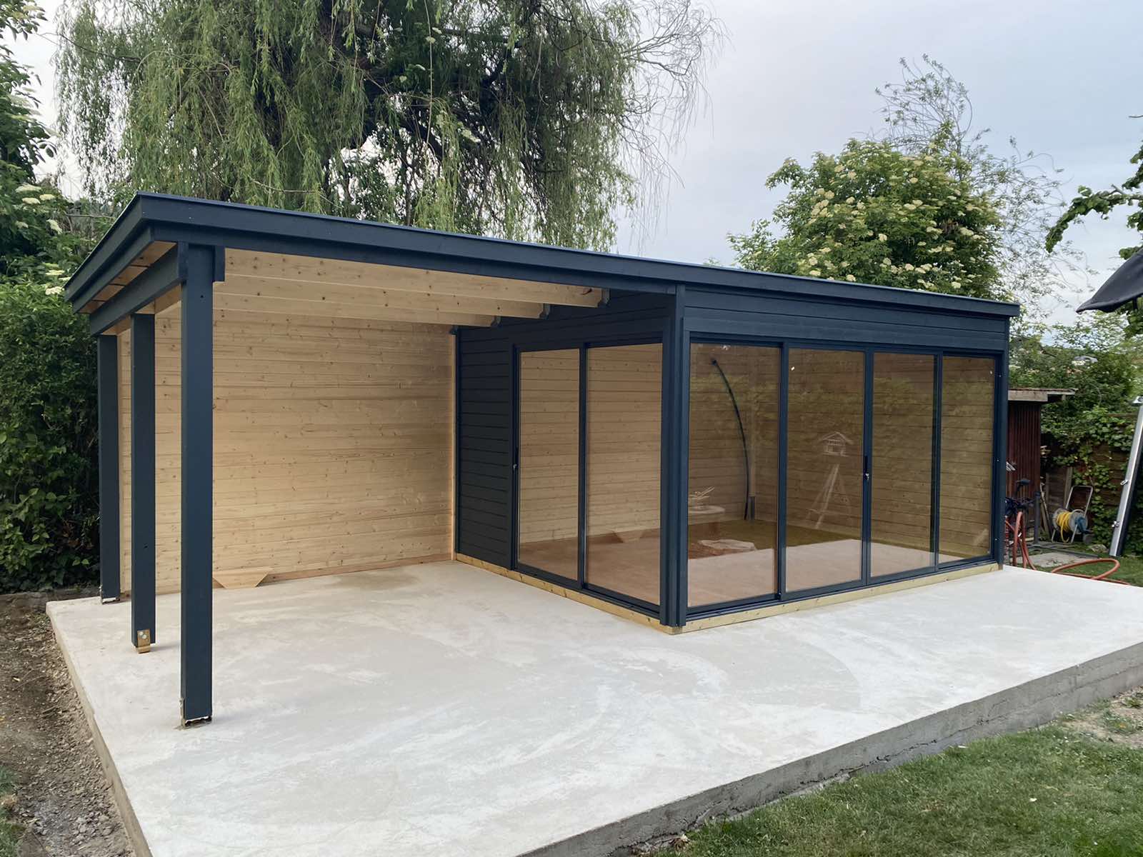 Holzferienhaus Designhaus Weka 3x3m – Bild 10