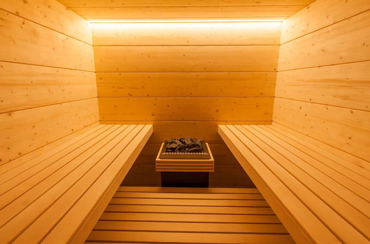 Sauna im Olympus Wellness