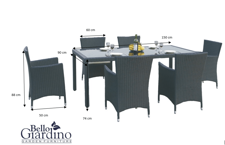 Rattan Gartenmöbel Esszimmer